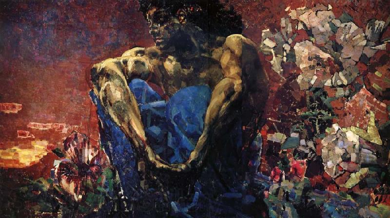 Mikhail Vrubel The Demon sat